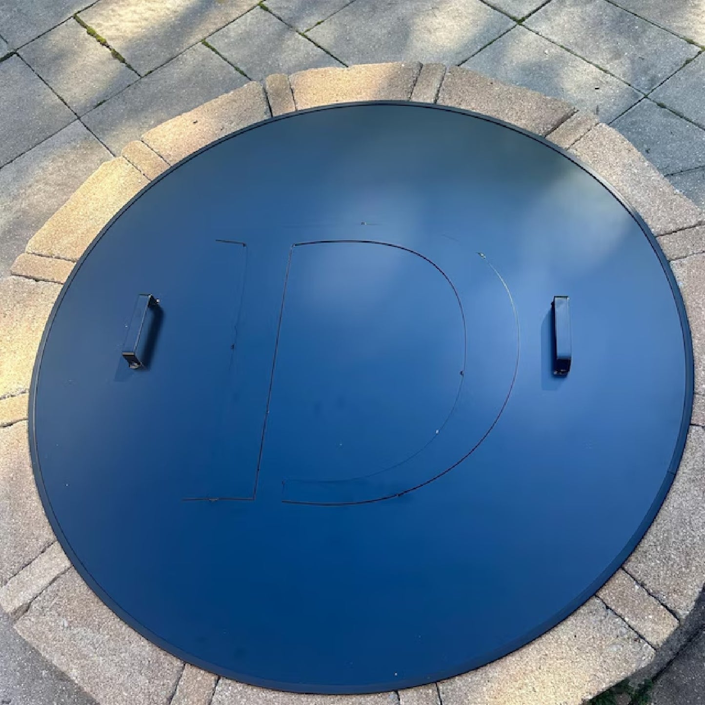 Monogrammed Fire Pit Snuffer Cover