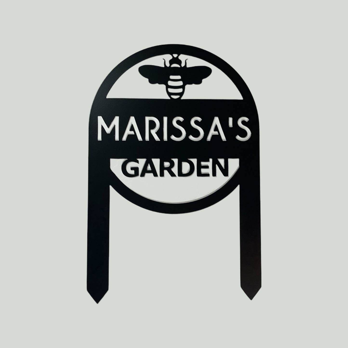 Garden flower metal sign