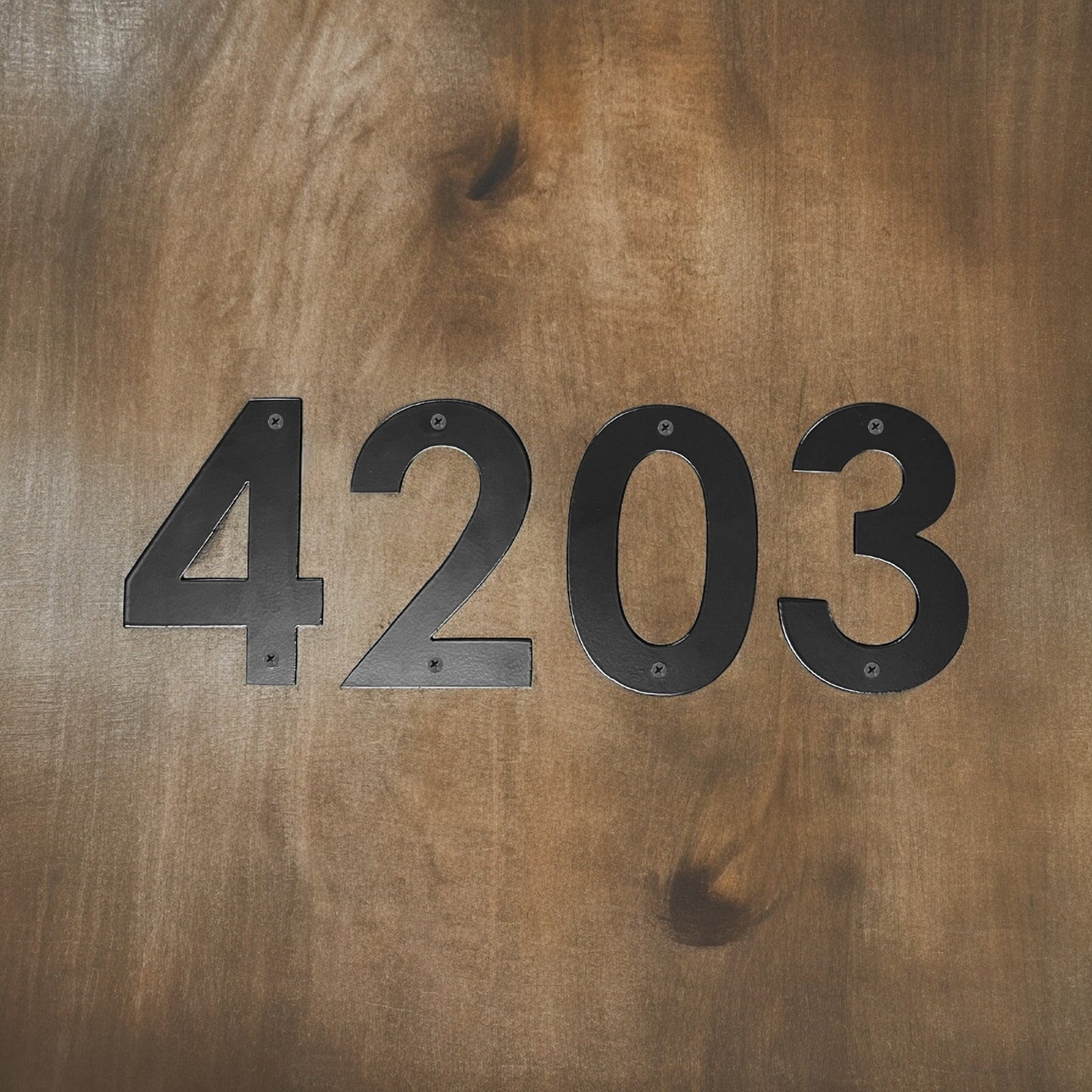 Individual house numbers