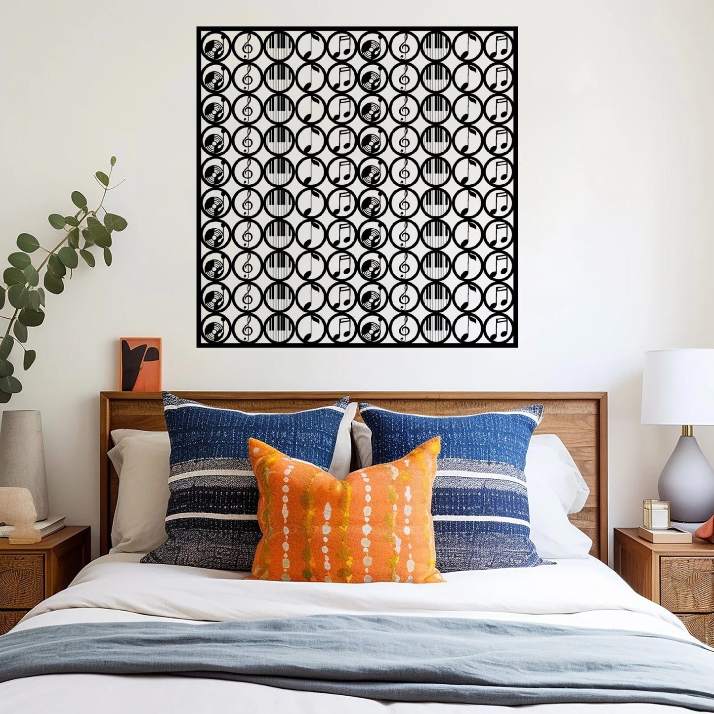 Muzyka Metal Wall Art