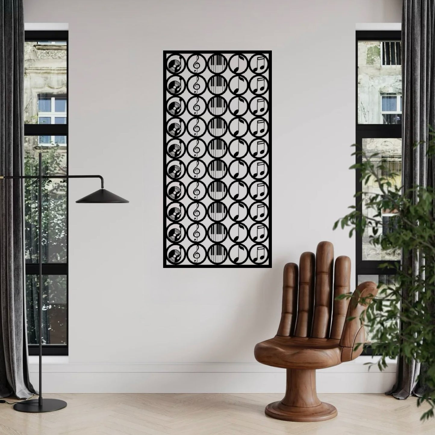 Muzyka Metal Wall Art