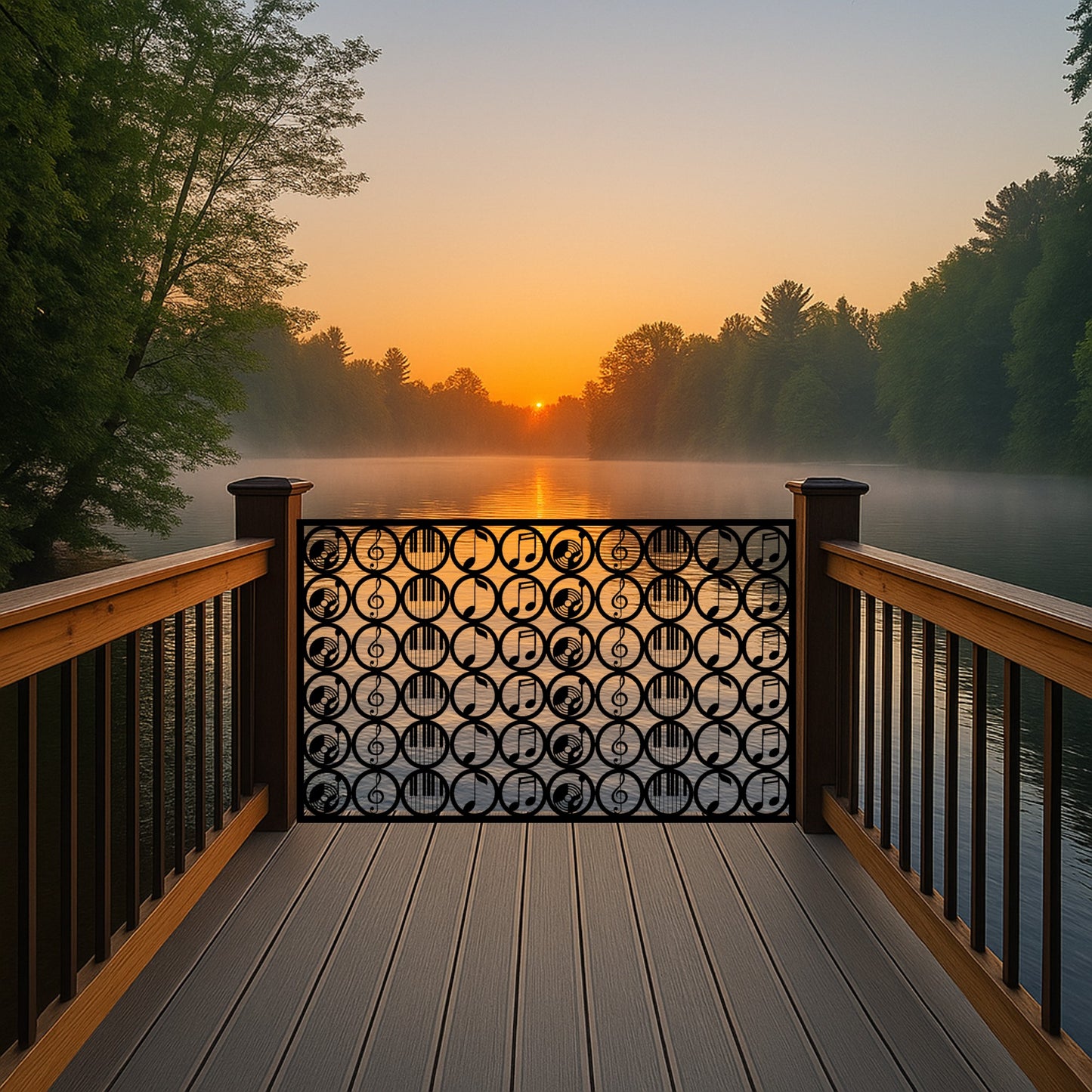 Muzyka Metal Wall Art