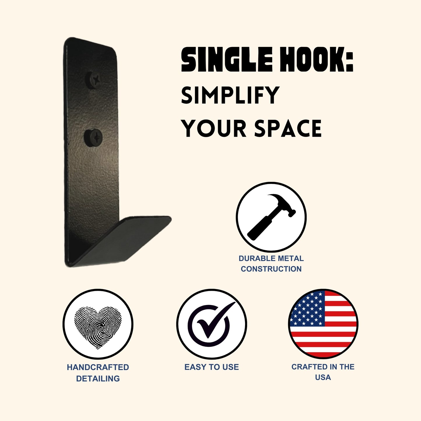 Versatile home hook features
