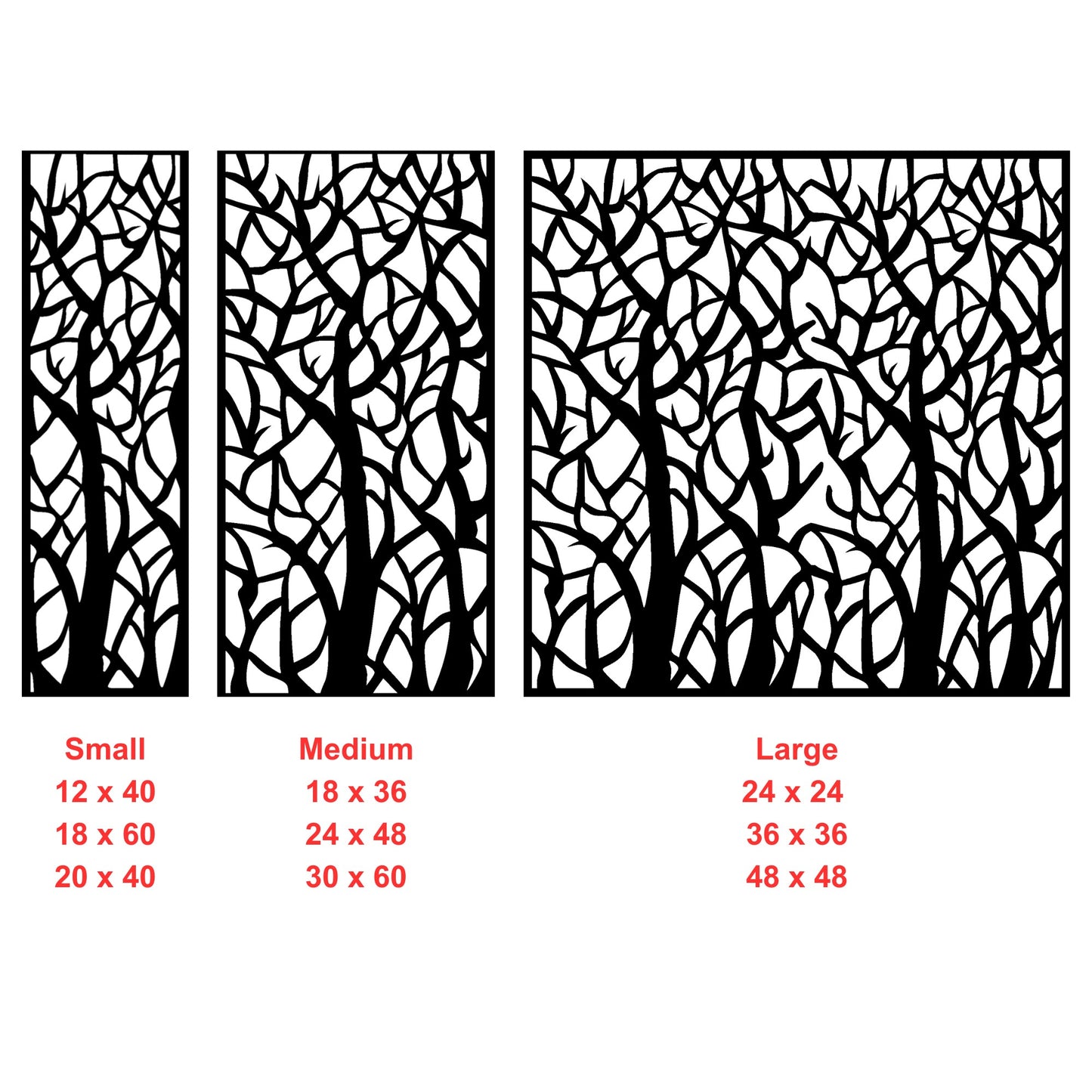 Tressia Large Privacy Screens