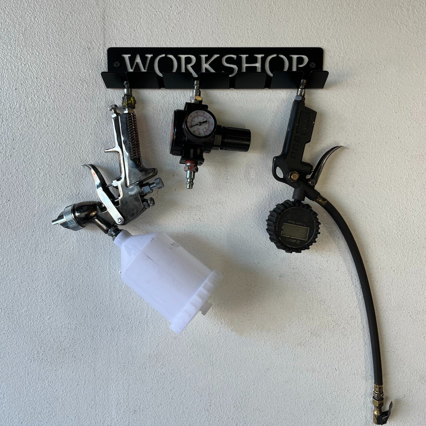 Custom Air Tool Holder with Tools