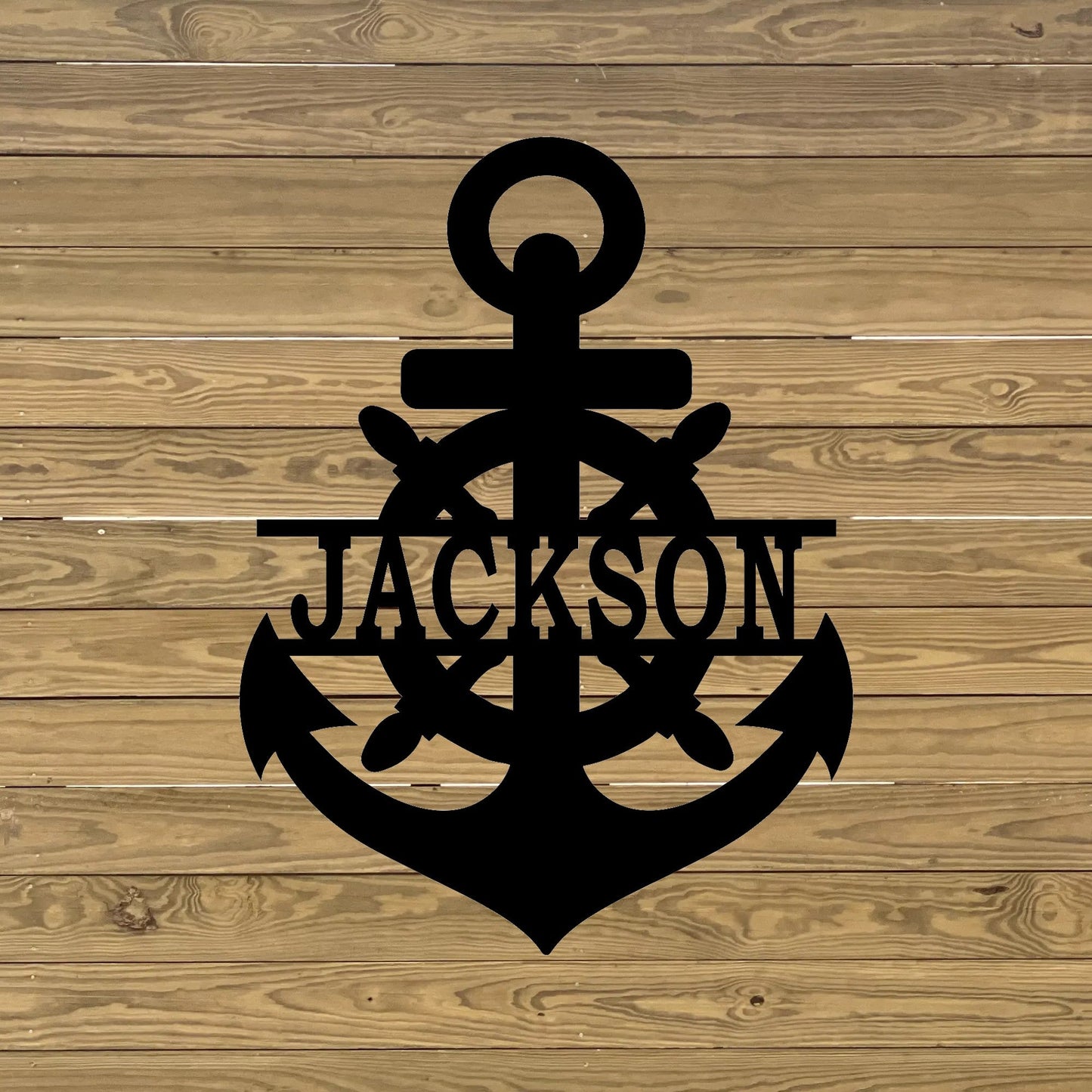 Custom anchor name sign