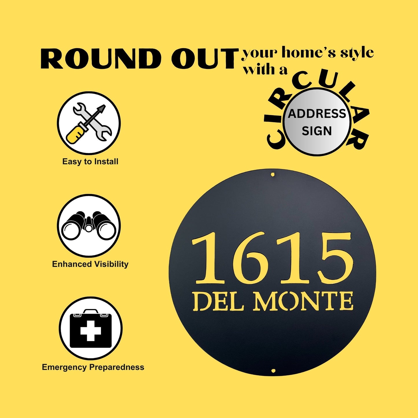 circle address sign benefits
