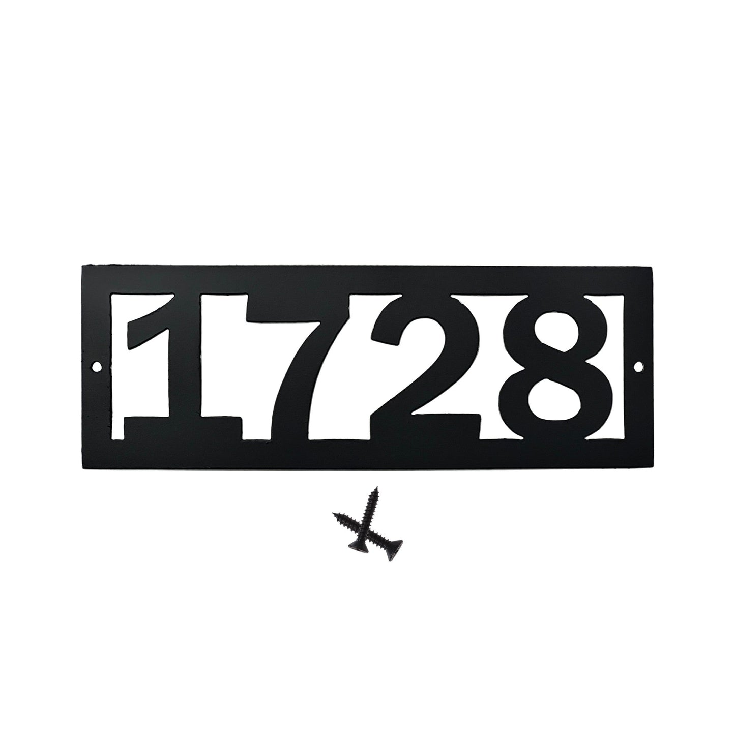 House Numbers Horizontal Address Sign