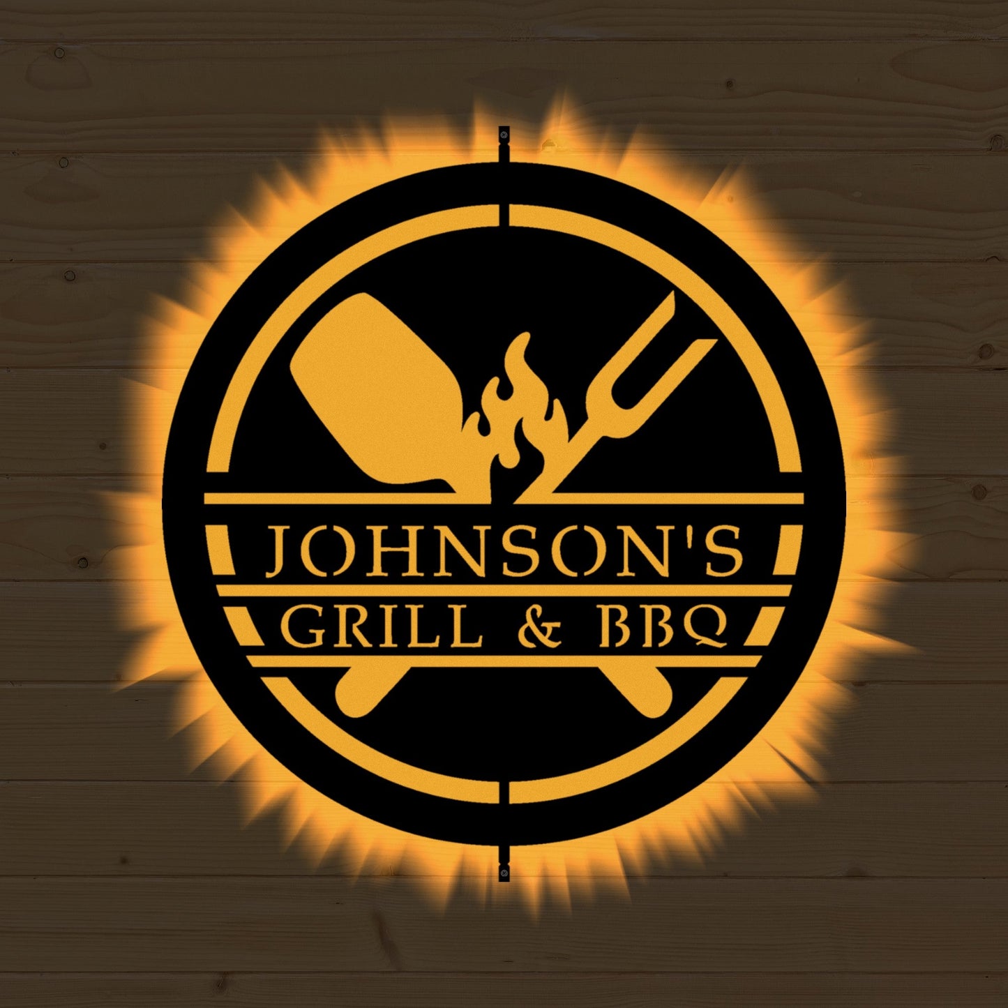 LED Backlit Grill Sign