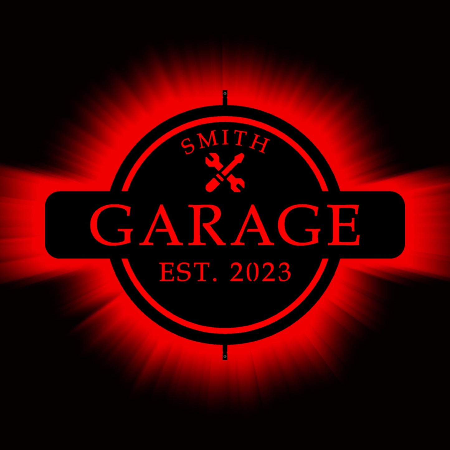 Custom Neon Garage Sign