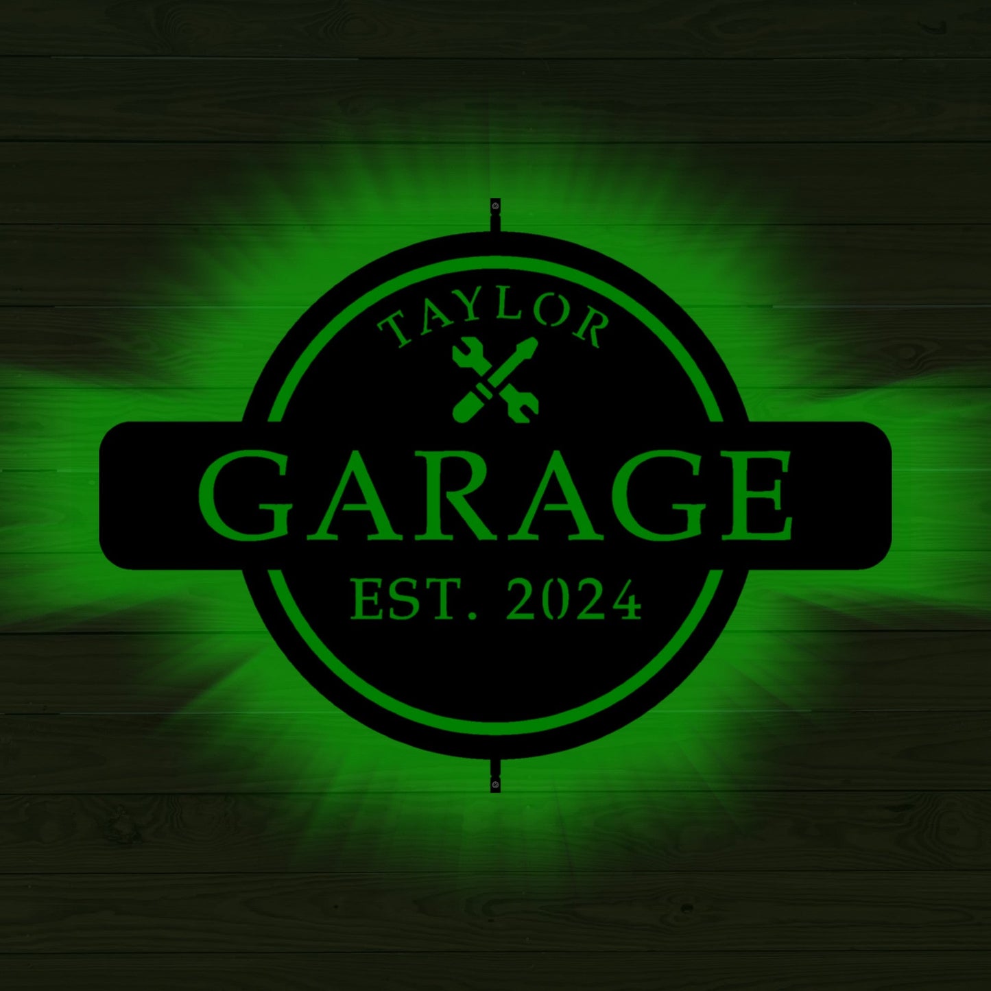 Custom Neon Garage Sign