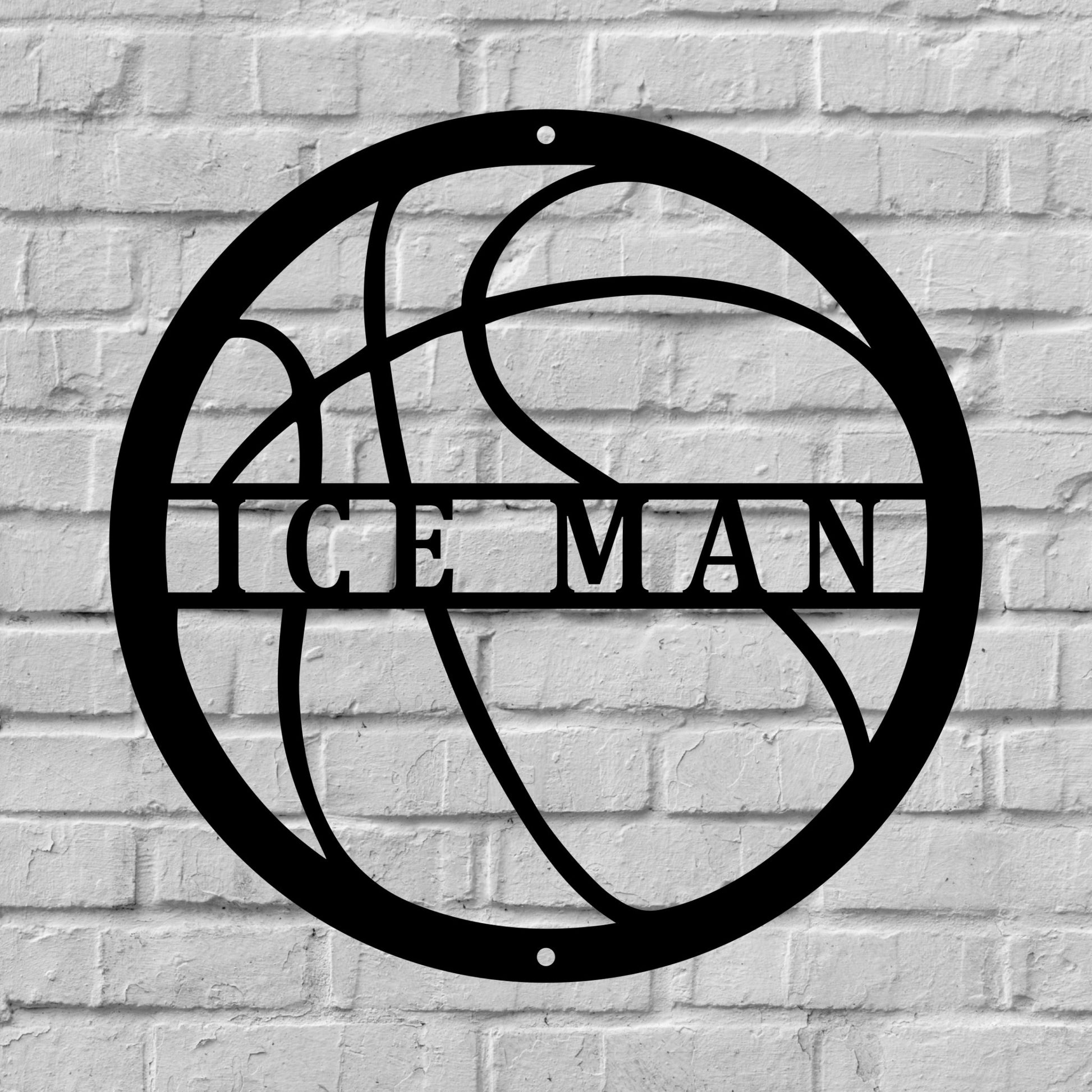 Customized Personalized Basketball Name Nickname Team Metal Sign