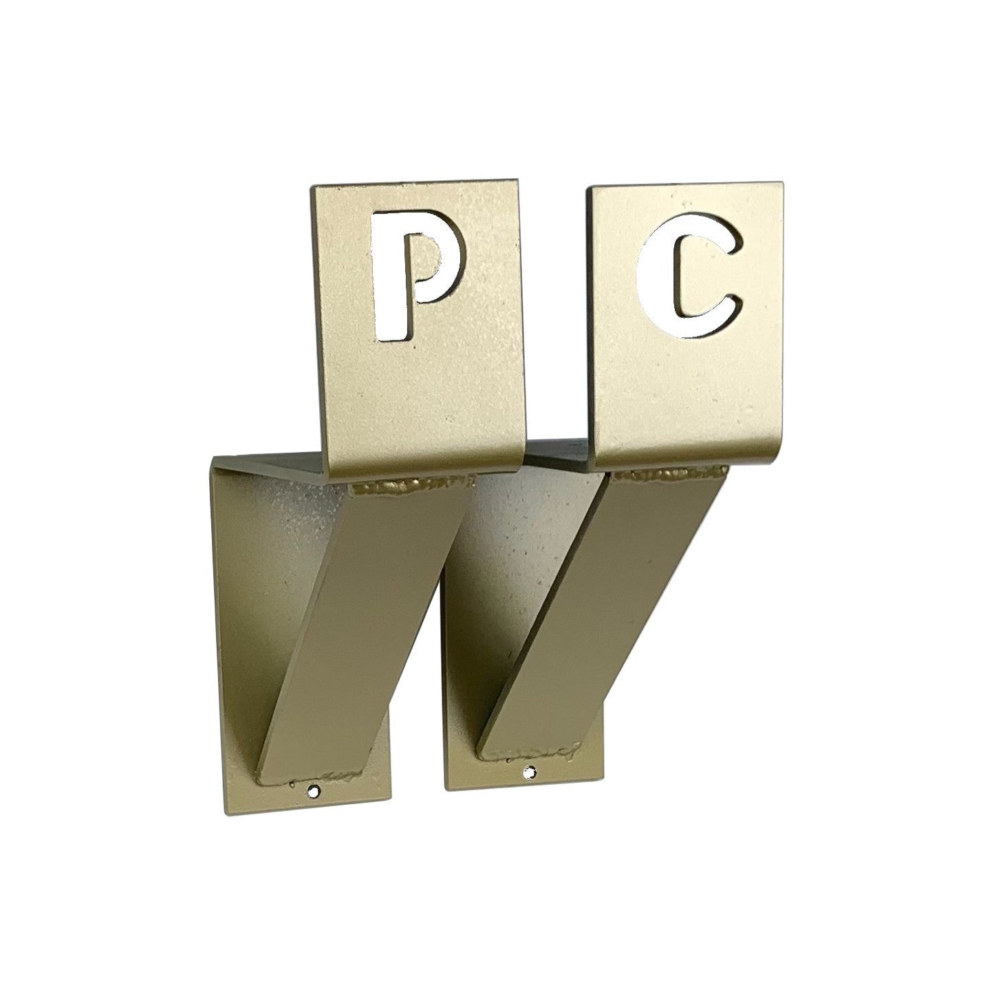 Customized Mantel Brackets Gold