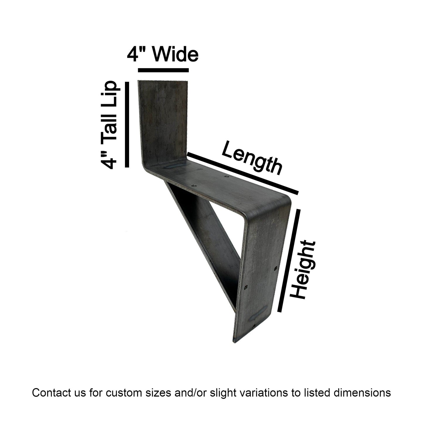 Mantel Bracket Dimensions 4 Inch Wide