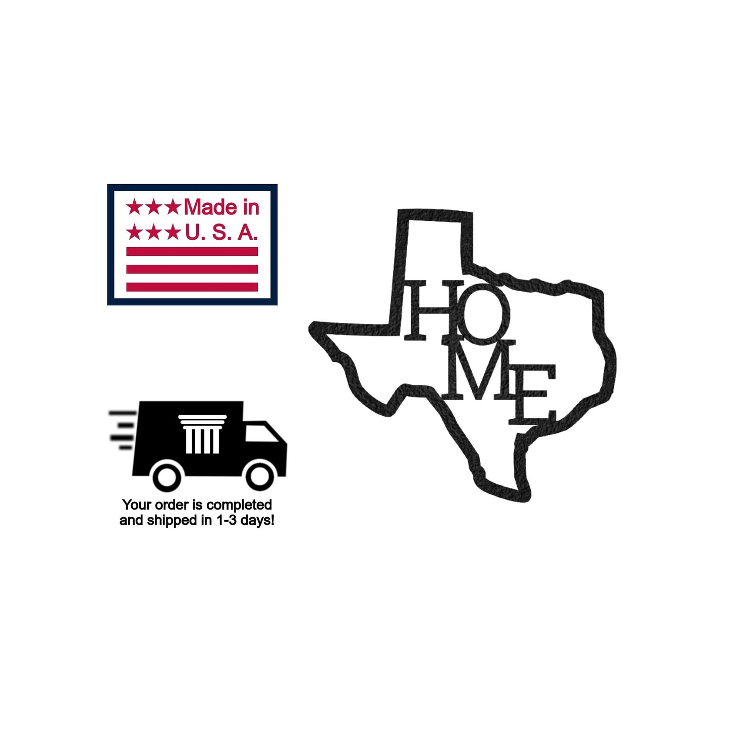 Texas Home State Fast Processing Fast Shipping Made in USA
