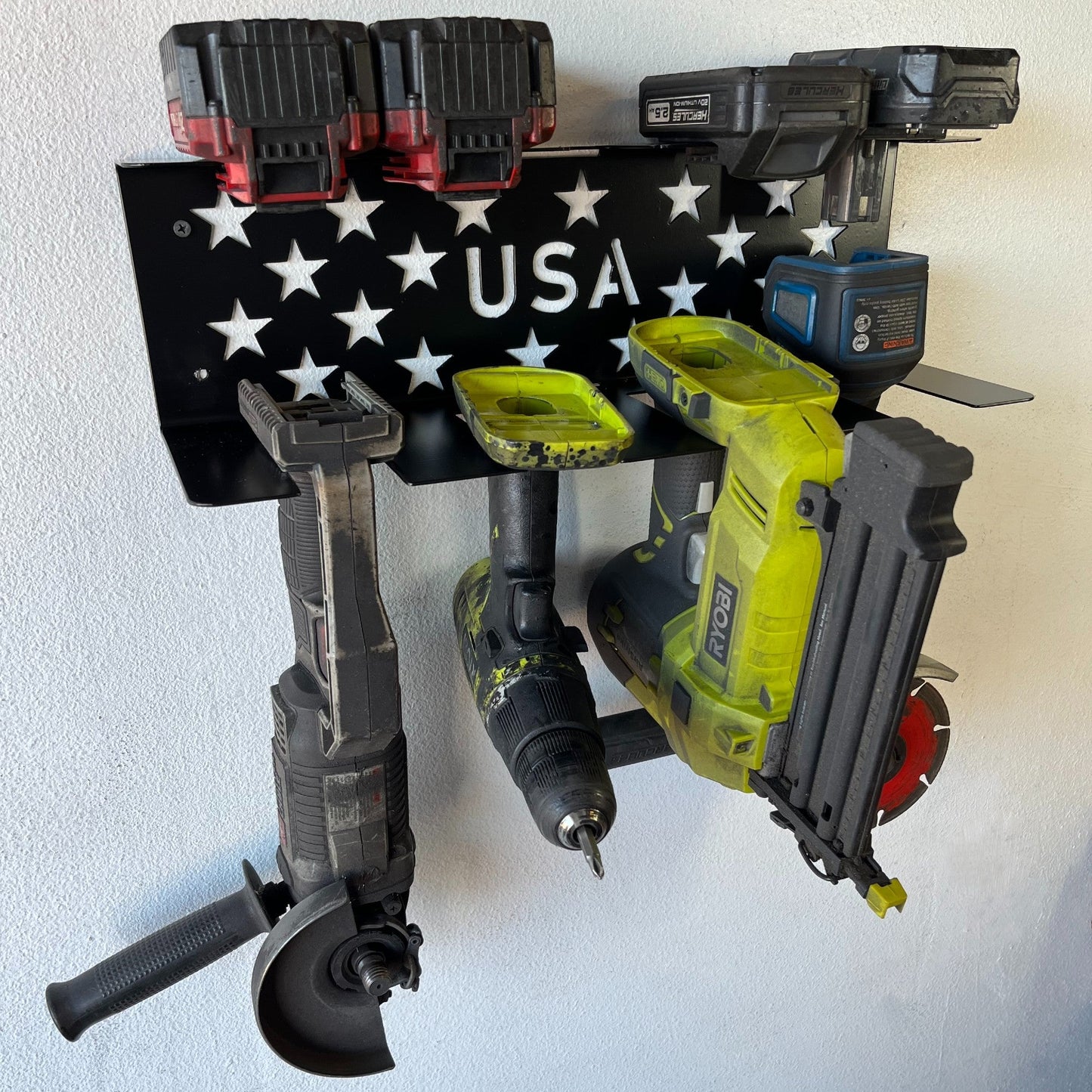 Universal Power Tool Organizer Wall Mount Rack