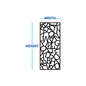 Alphador Metal Wall Art Dimensions