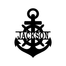 Load image into Gallery viewer, Anchor Name Sign