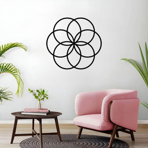 Shown here in a cozy modern space featuring a soft pink lounge chair, natural wood tones, and lush greenery, the Cerelia design anchors the room with structure and elegance. Whether paired with pastel tones or set against bold colors, it effortlessly elevates your décor.