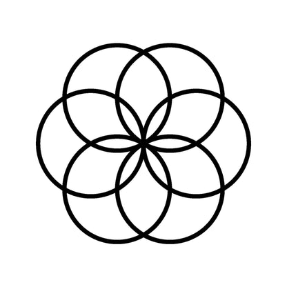 On a white background, the Cerelia Metal Circles Wall Decor is showcased as a striking piece of modern art.