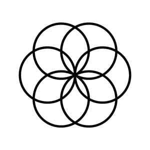 On a white background, the Cerelia Metal Circles Wall Decor is showcased as a striking piece of modern art.