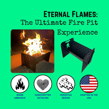 Load image into Gallery viewer, Custom firepit features and benefits
