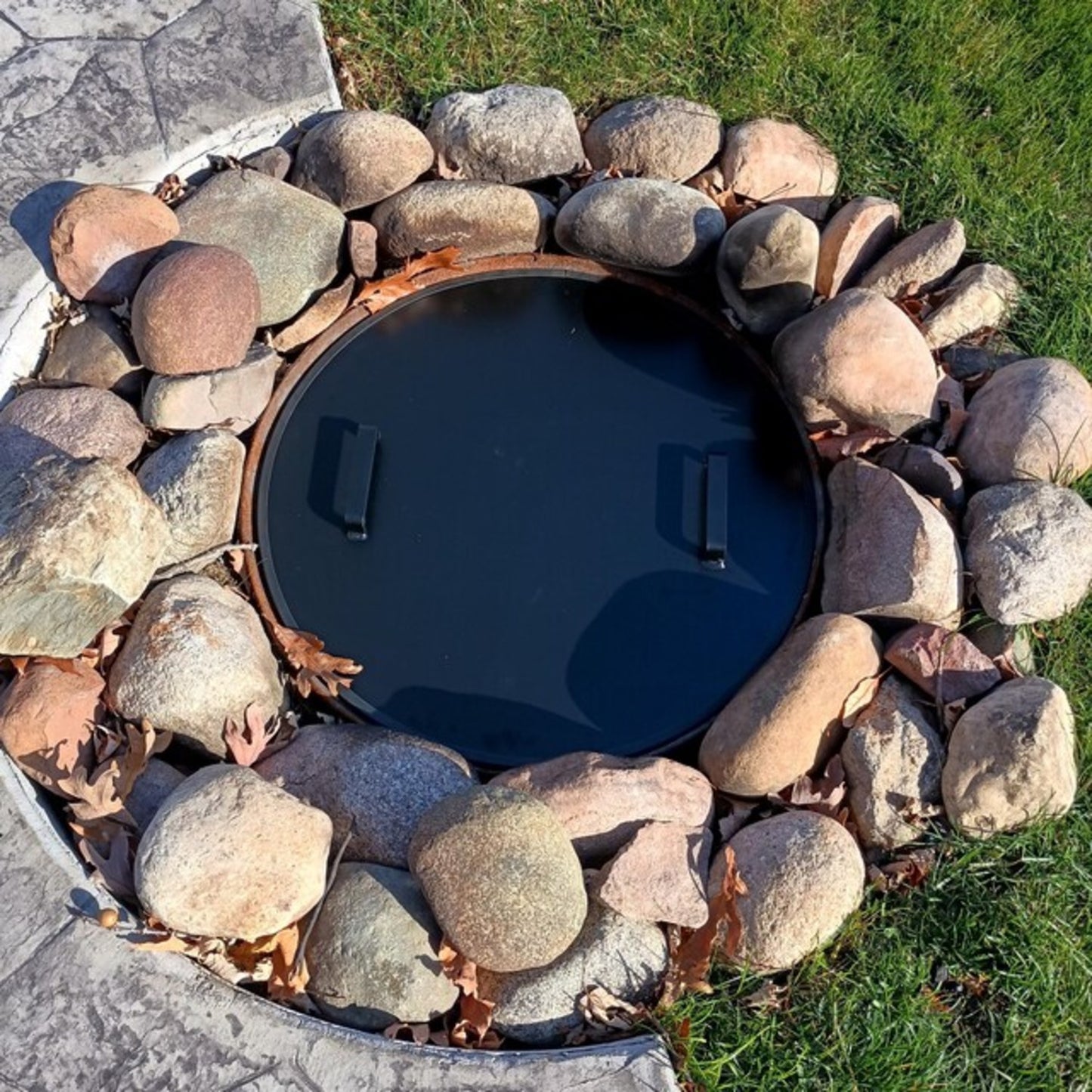 Fire Pit Snuffer Cover