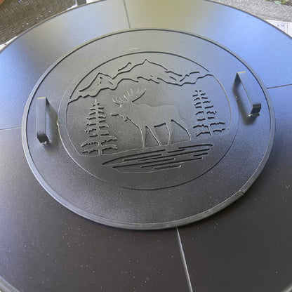 Monogrammed Fire Pit Snuffer Cover