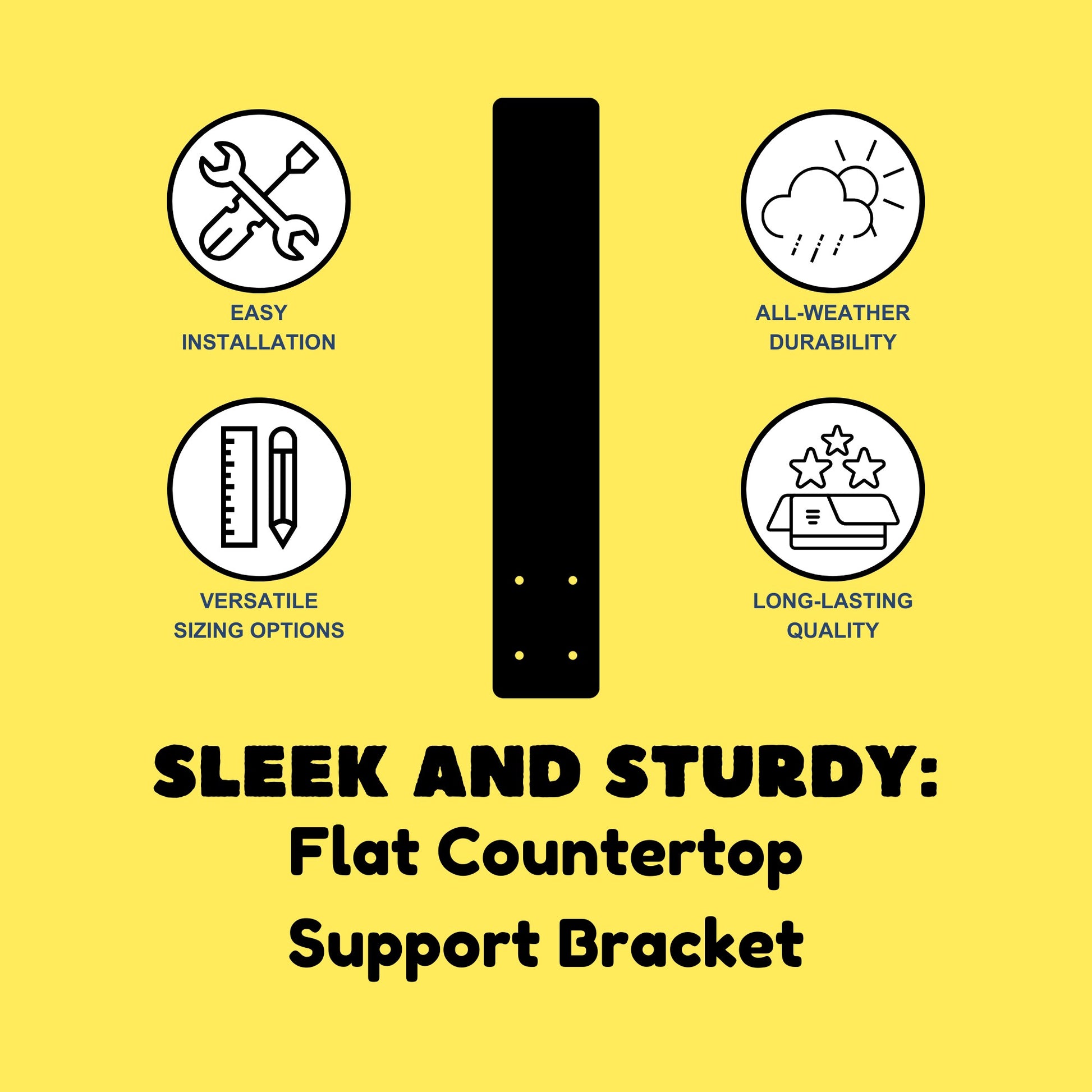 Features of Hidden Granite Countertop Floating Bracket