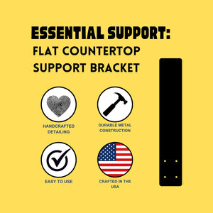 Flat Countertop Support Bracket Features and Benefits