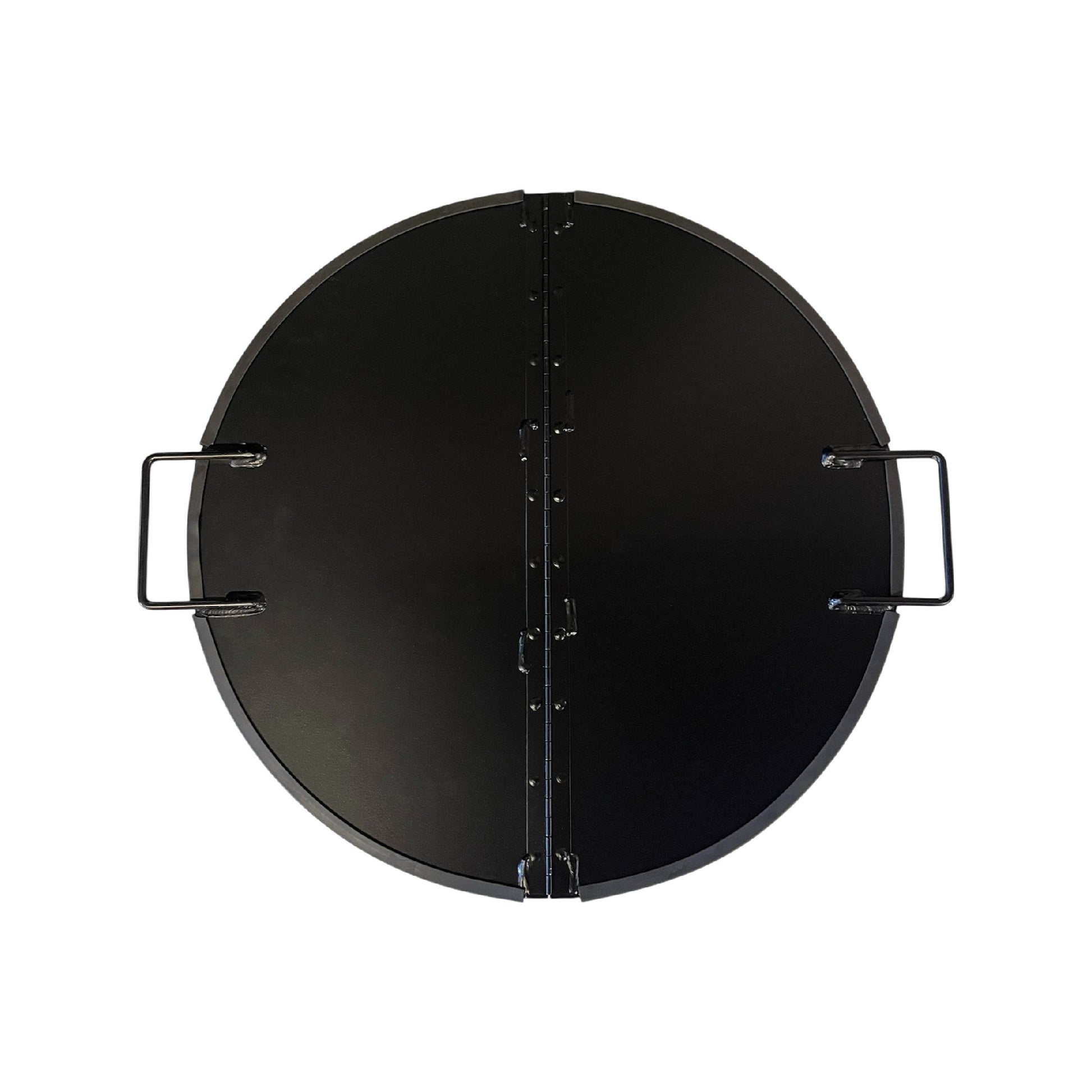 Safety foldable firepit cover snuffer for fire