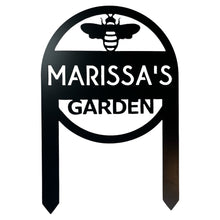 Load image into Gallery viewer, Garden decor personalized sign