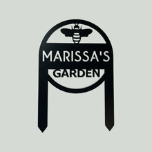 Load image into Gallery viewer, Garden flower metal sign