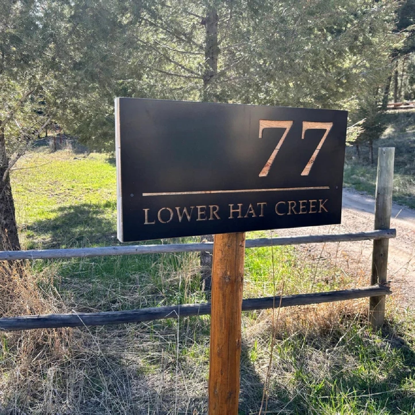 Home Address Line Sign