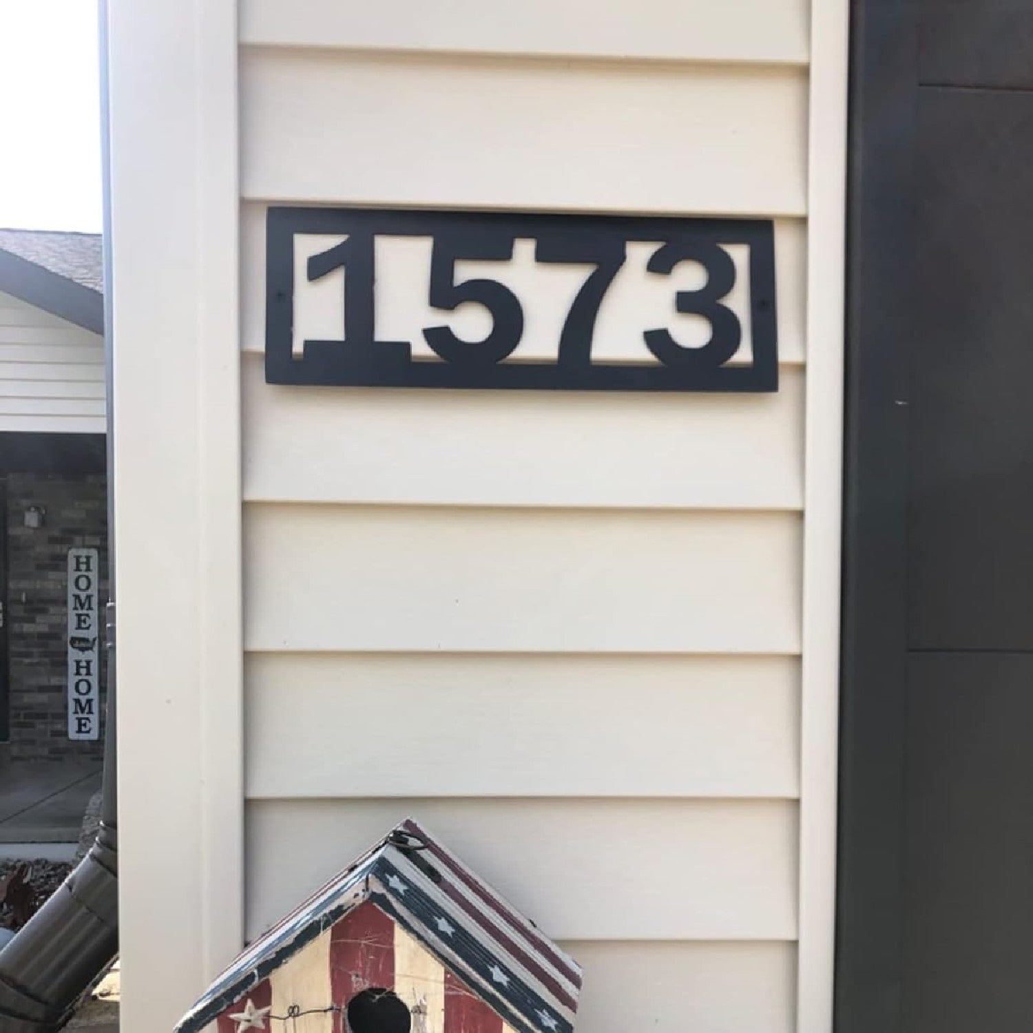 Custom Horizontal House Address Numbers
