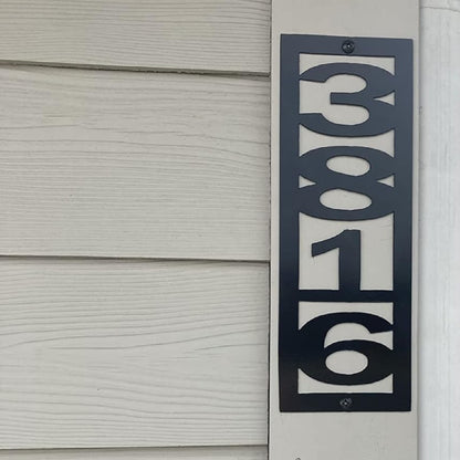 Custom Outdoor House Numbers Address Sign