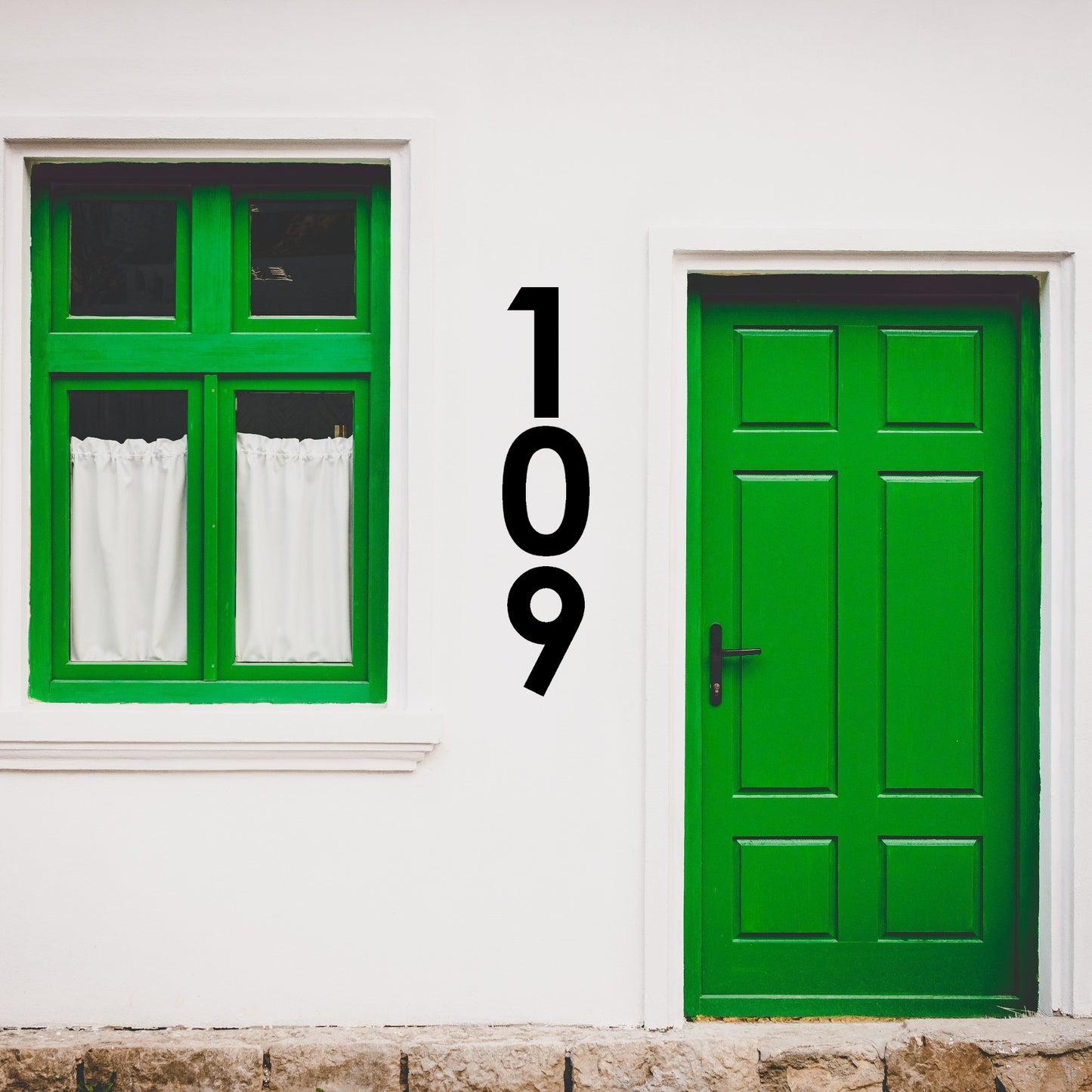 Customized Sleek Individual Address Numbers