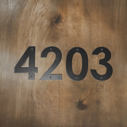 Individual house numbers
