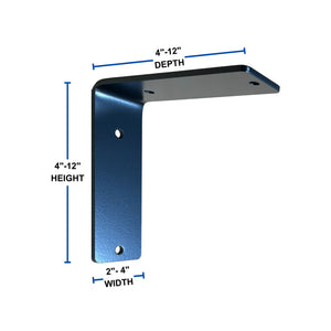 Countertop L bracket sizing and dimensions