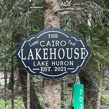 Load image into Gallery viewer, Custom Lake House Sign