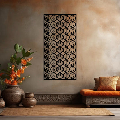 Muzyka Metal Wall Art