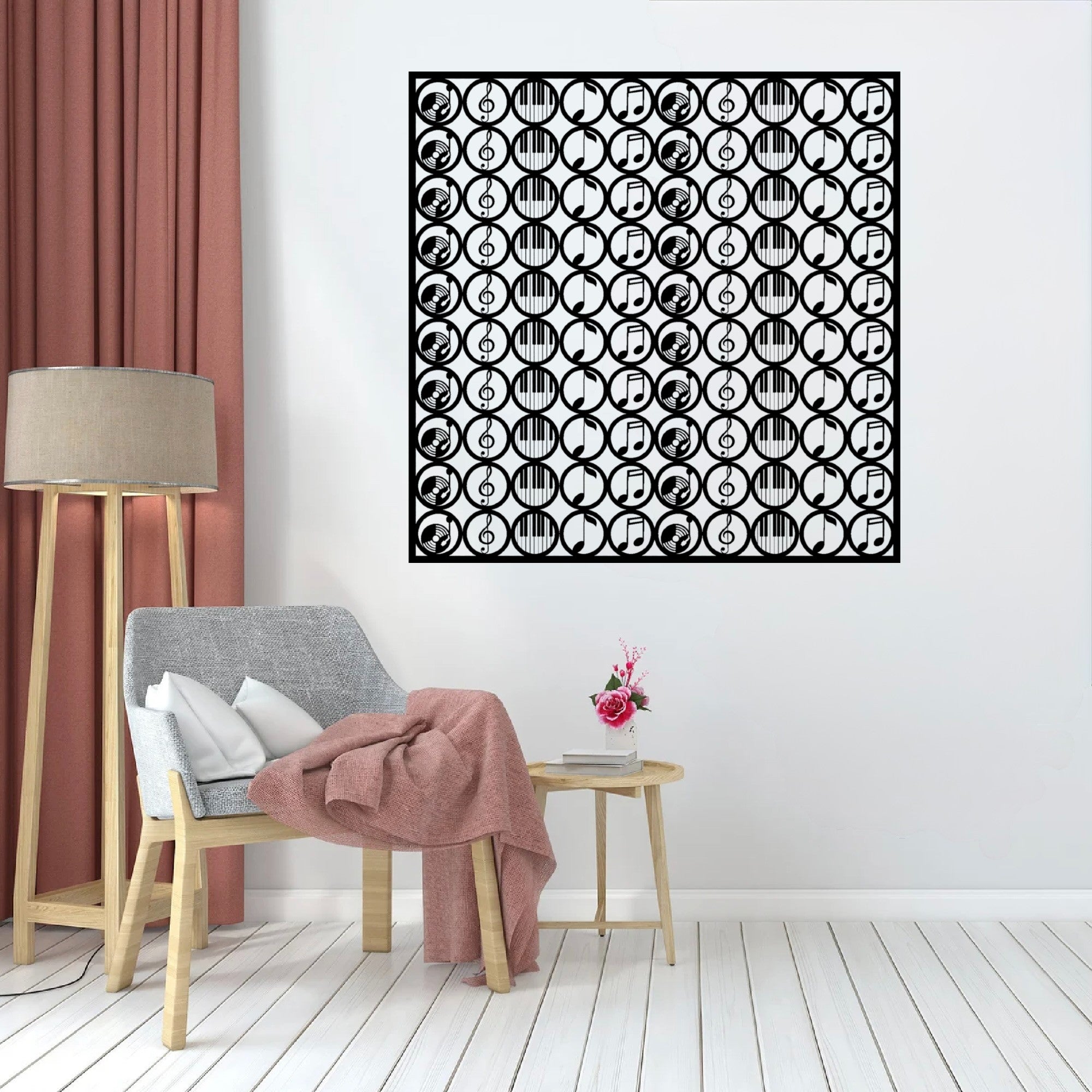 Muzyka Metal Wall Art