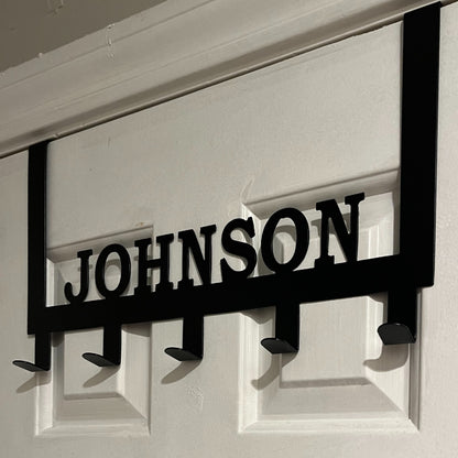 Custom Over The Door Hook Rack