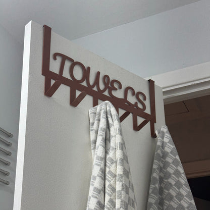 Over The Door Towels Hook Rack