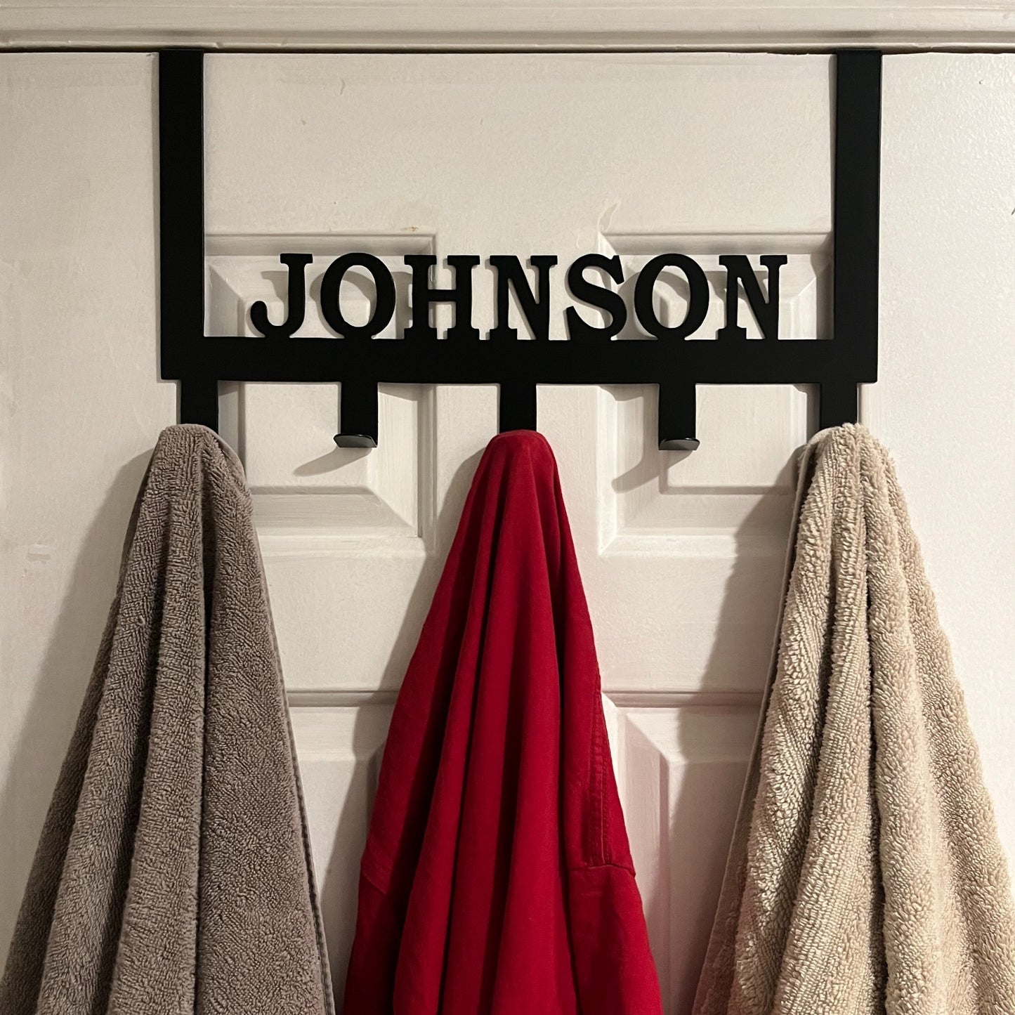 Custom Over The Door Hook Rack