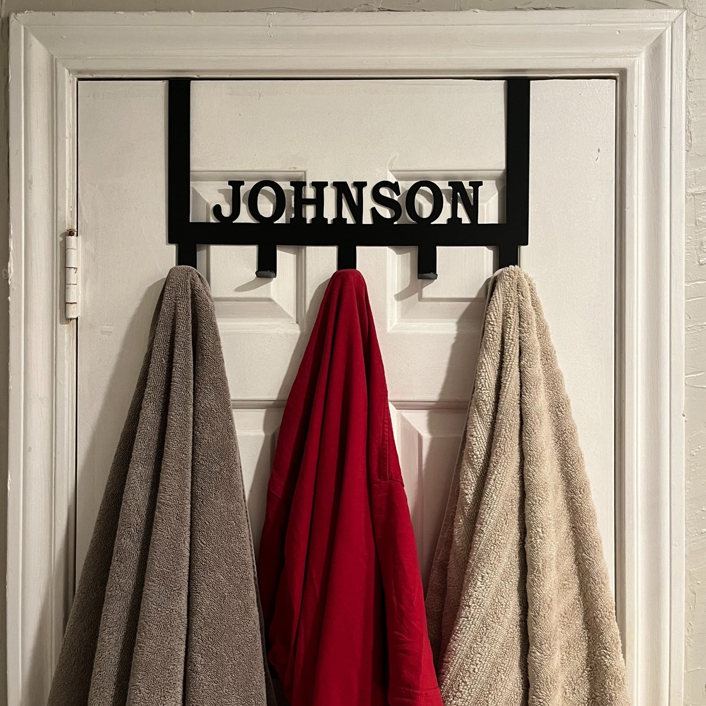 Custom Over The Door Hook Rack
