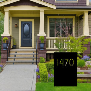 Plaque Address Yard Sign