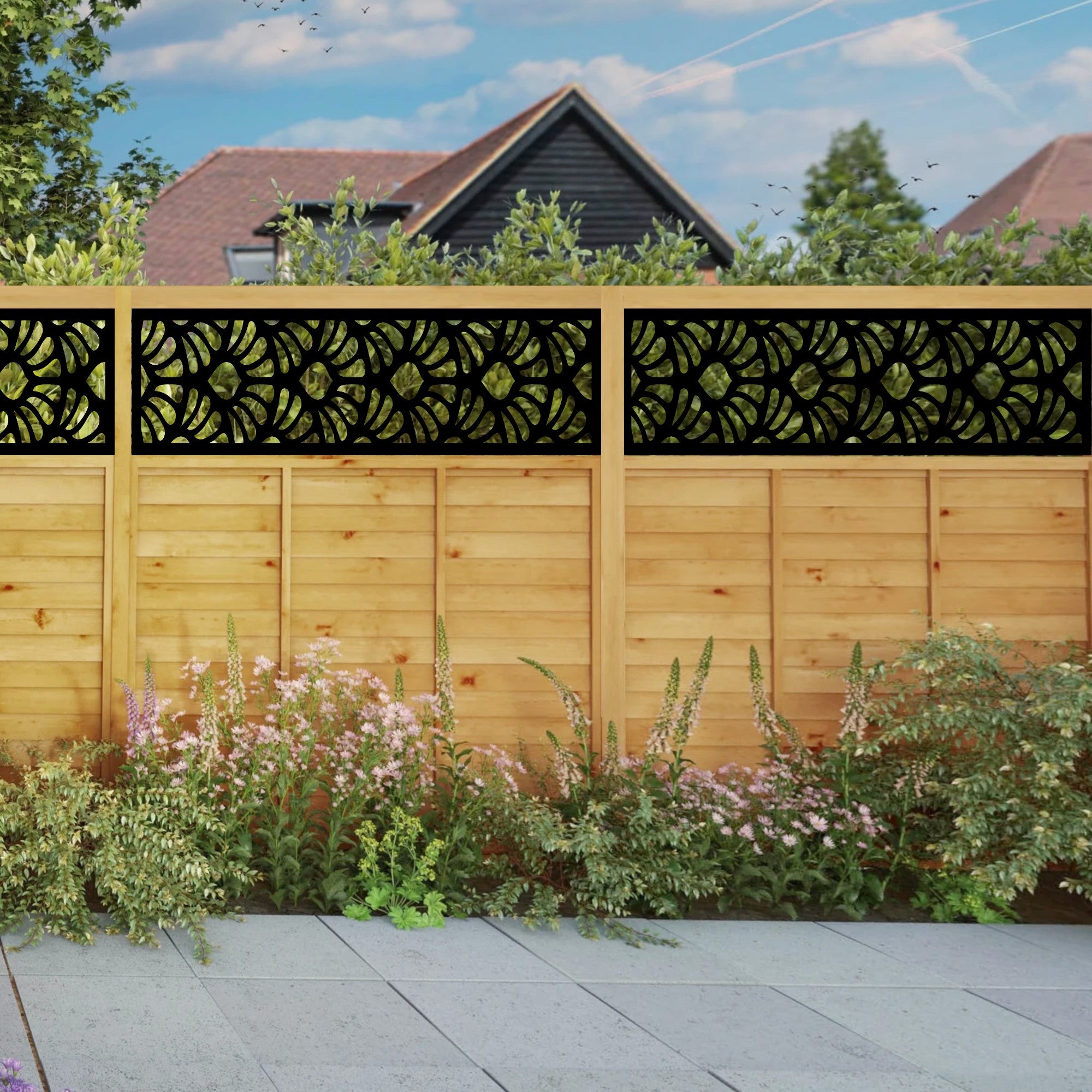 Radielle Metal Fence Topper