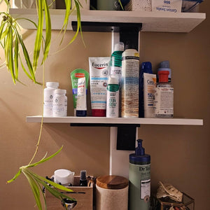 Wall Stud Shelf Bracket, Free Floating Countertop Bracket