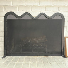 Load image into Gallery viewer, Hearth safety screen elegant wave design